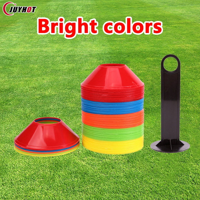 Cone De Futebol Conjunto Para Crianças, Equipamento De Treinamento De Futebol, Cones De Disco Pro, Exercício De Agilidade, Obstáculos, Evitar, Acessórios Esportivos, 10PCs