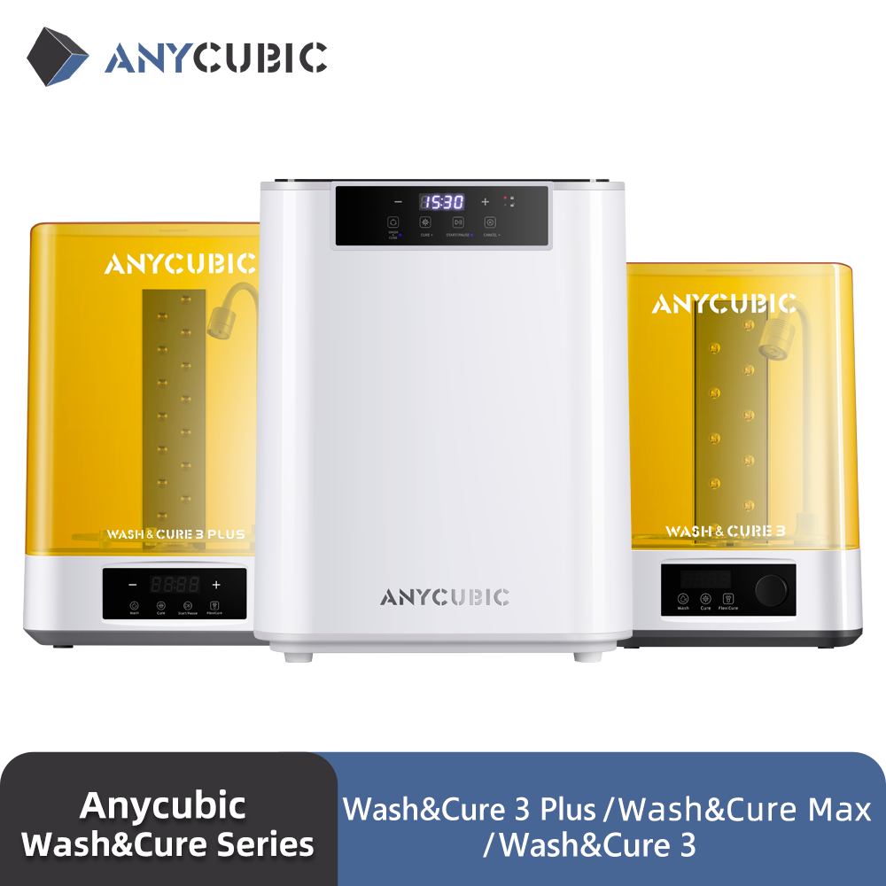 ANYCUBIC Wash&Cure 3/Wash&Cure 3 Plus/Max Untuk Printer 3D Model pencuci dan Model penyembuhan 2-in-1 untuk foton Mono 2/Photon Mono M7 Pro/Photon Mono M5s Pro