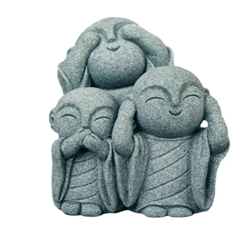 High Quality Garden Ornament Buddha Statue Buddhism Figurines Miniature Monk Statue Multipurpose China Zen Spiritual