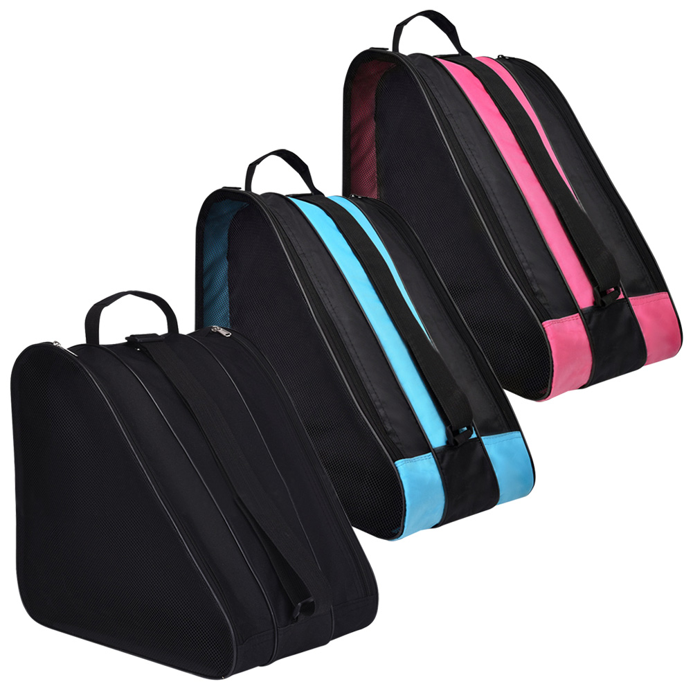 Kids Travel Ice Skating Backpack Breathable Thicken Inline Skates Bag Single Shoulder/Handheld Roller Skate Accessories for Kids