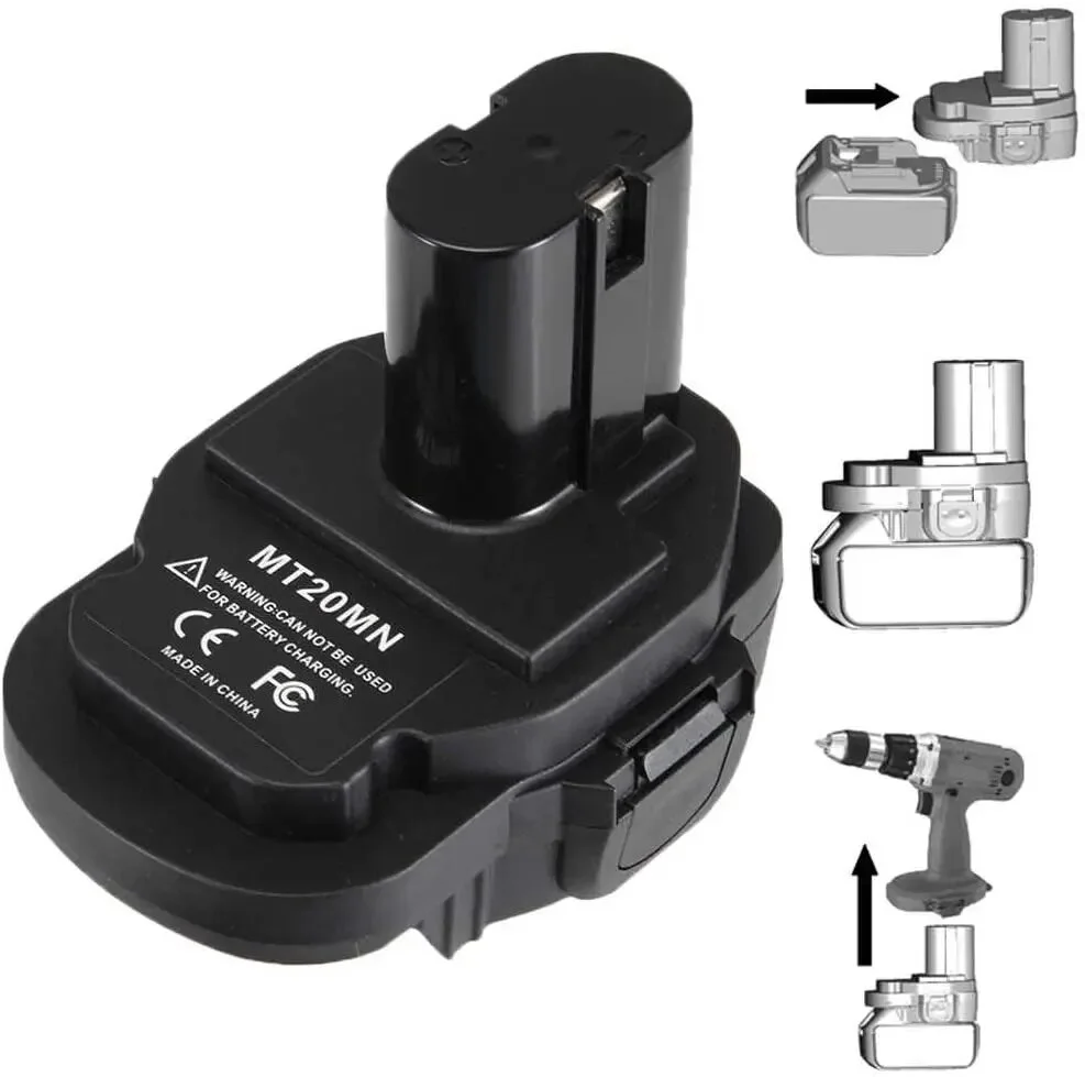 MT20MN Battery Adapter For Makita 18V Li-ion Battery To Ni-Mh Ni-Cd For Makita Replacement Adapter Converting Battery