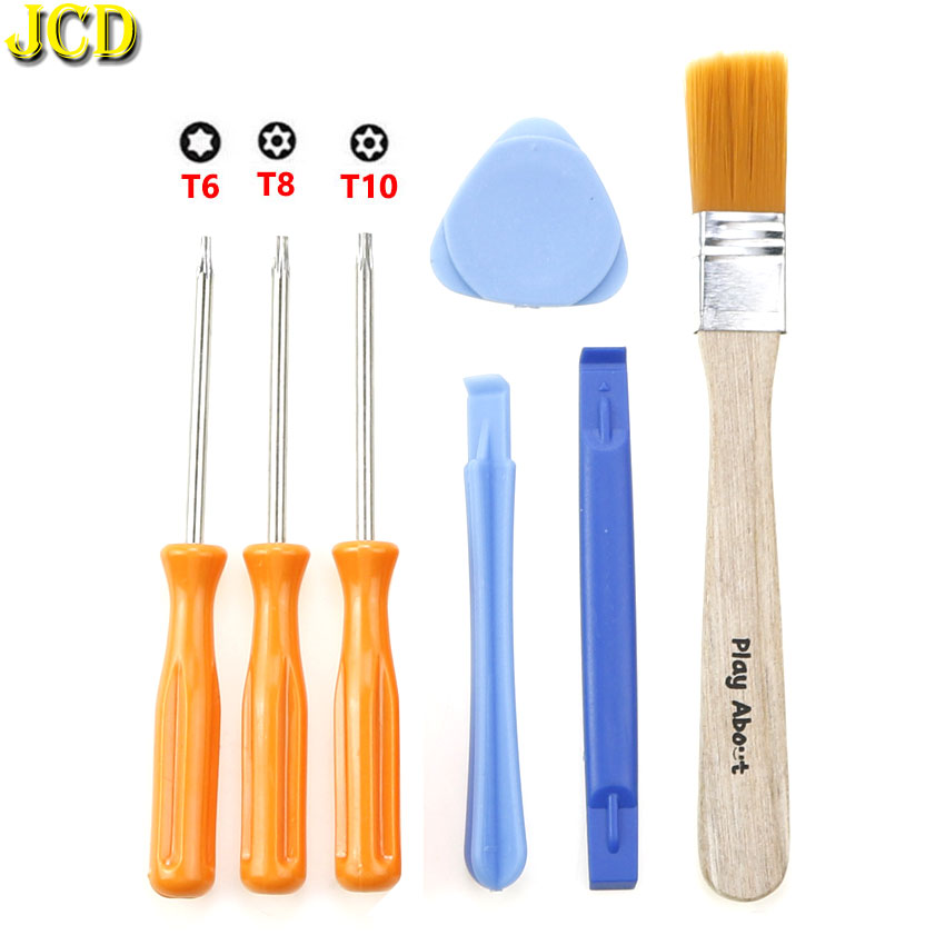 Destornillador JCD Torx T6 T8 T10 destornillador de seguridad para Xbox One 360 Series PS3 PS4 PS5 herramienta de apertura de reparación de agujeros a prueba de manipulaciones