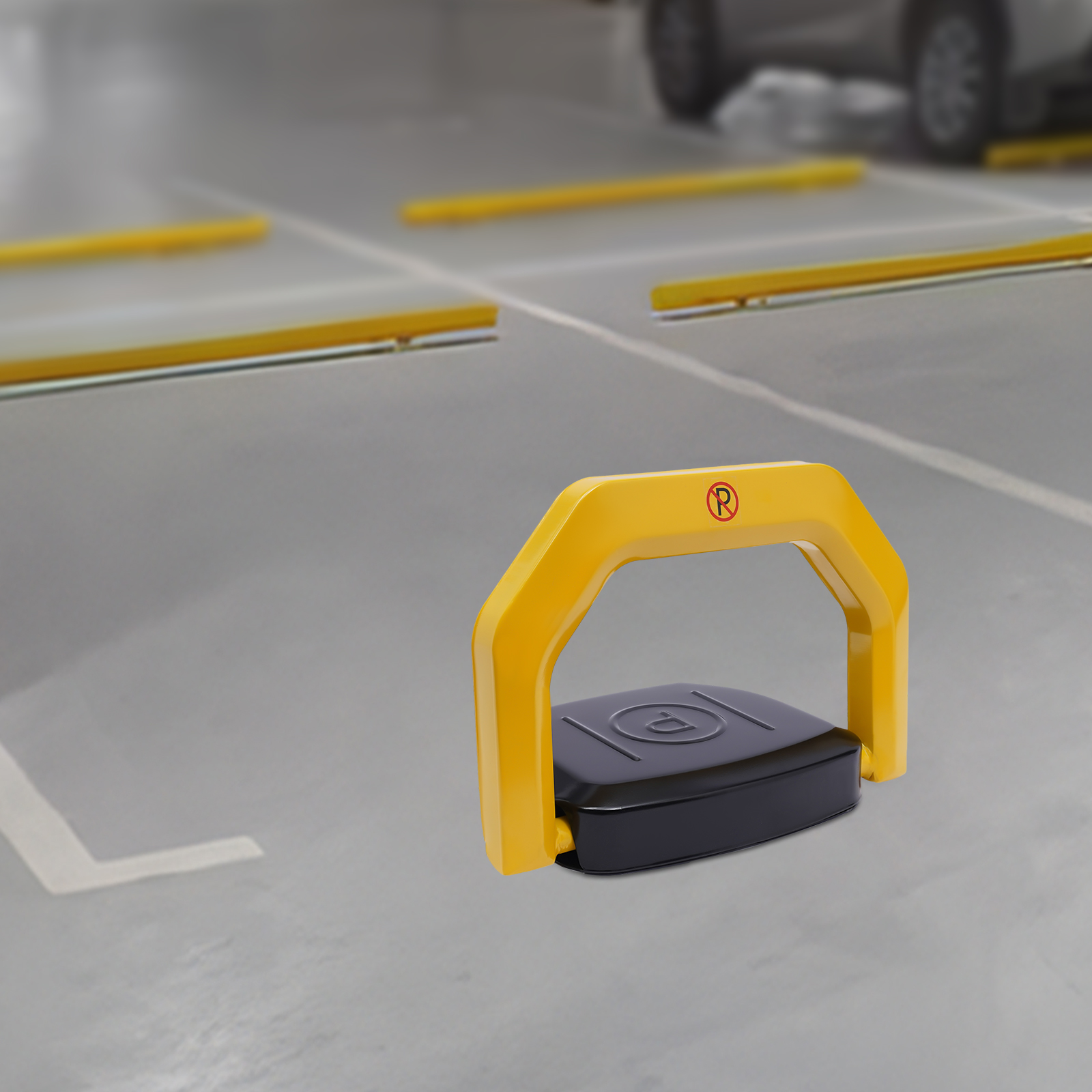 Bloqueio inteligente do espaço de estacionamento com controle remoto 180 ° Barricada Automática Anti-colisão Estacionamento Automático À Prova D 'Água IP 67