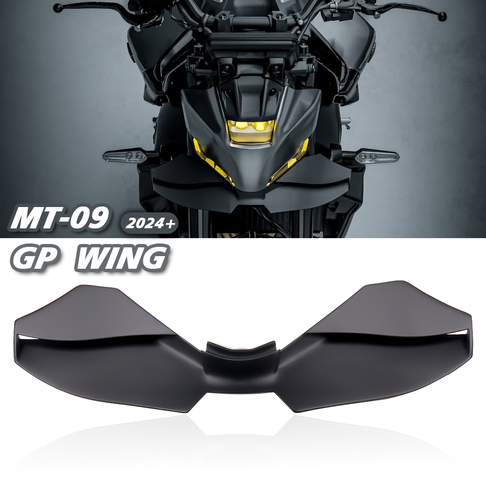 Для YAMAHA MT-09/SP GP WING DOWNFORCE NAKED передние спойлеры MT09 GEN 4 2024 2025 передний спойлер нижний спойлер нижняя губа