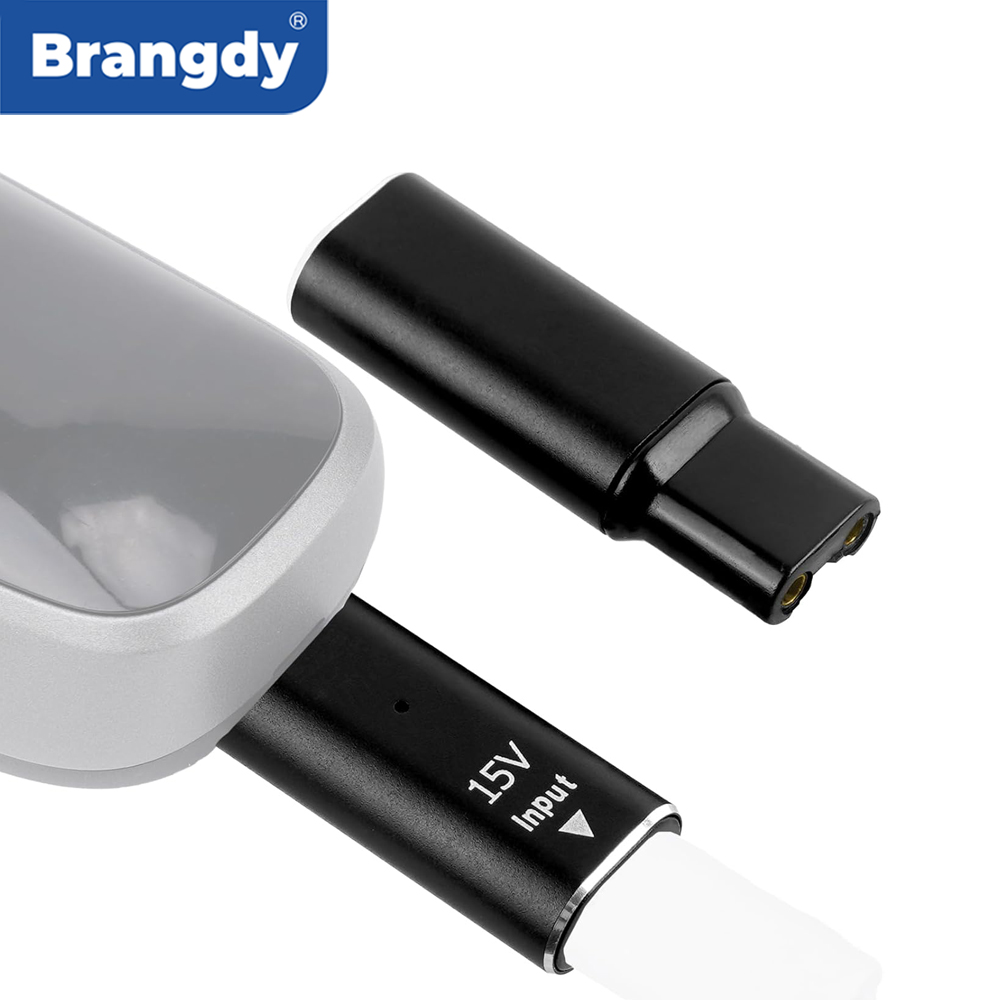 Adaptateur de chargeur de rasoir Brangdy 15V HQ8505 Type-C compatible avec Philips One Blade Pro QP6520 QP6530 QP6510 Tondeuse à barbe