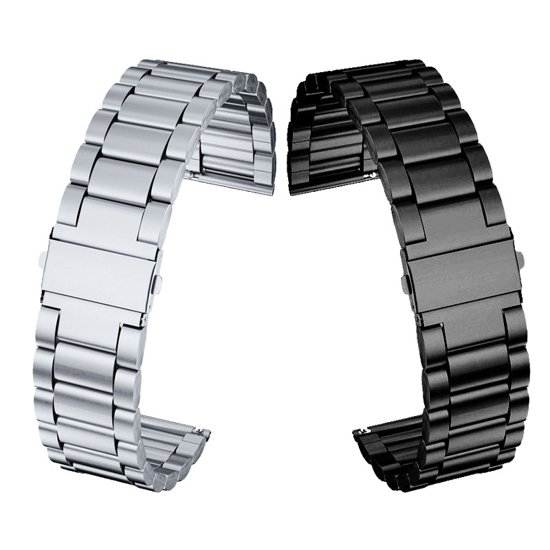 Stalen Horlogeband voor Samsung Gear S5 S4 S3 Frontier Klassieke Horlogeband HUAWEI 41mm 42mm 46mm Accessorie 20mm 22mm Horlogeband