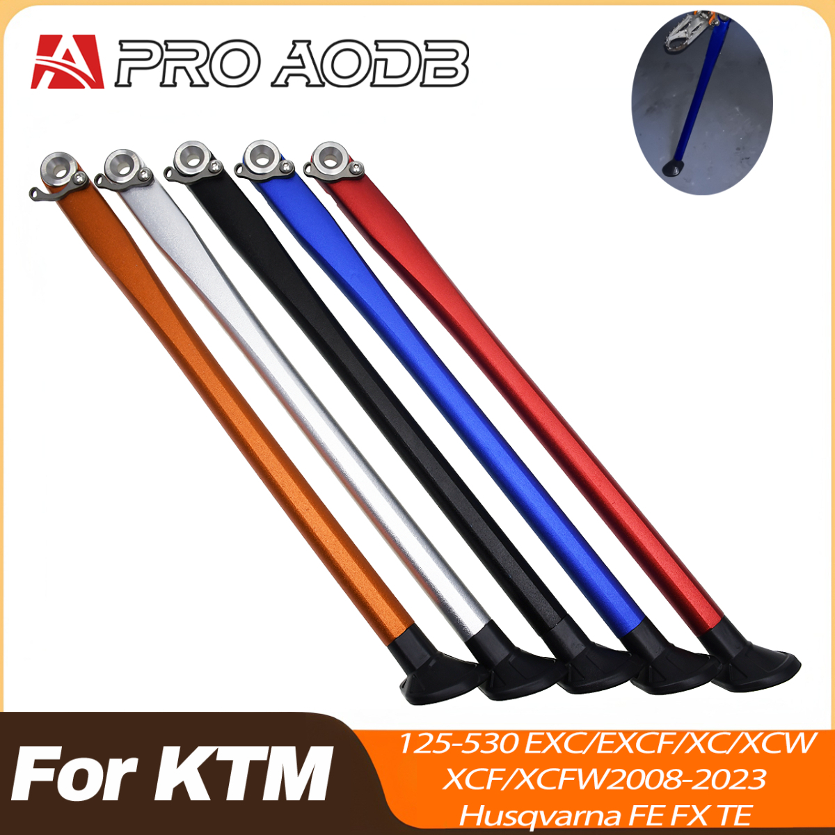 Dirt Bike Side Stand Kickstand Spring Kit For KTM XC XCW XCF XCFW EXC EXCF XCFW  2008-2023 Husqvarna TE FE TX FX FS 2012-2023