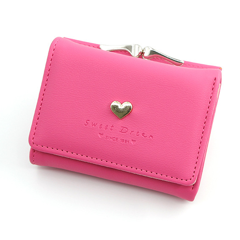 Novo mini curto mulheres carteiras de alta qualidade moeda bolso luxo feminino bolsas titular do cartão foto titular bonito carteira para meninas
