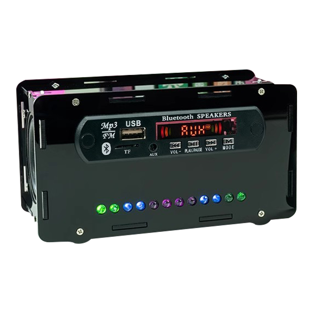 Kit de haut-parleurs Bluetooth à monter soi-même, avec Radio FM, projet de soudure, pratique, assemblage de soudure, composant de Kit électronique, haut-parleur 2x3W