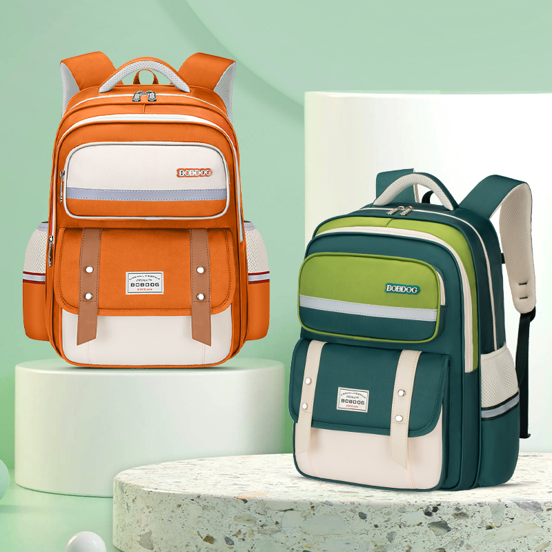 Zaino per studenti nuovo stile per ragazze e ragazzi, riduzione del carico e della protezione della colonna vertebrale, grande capacità, zaino leggero per studenti