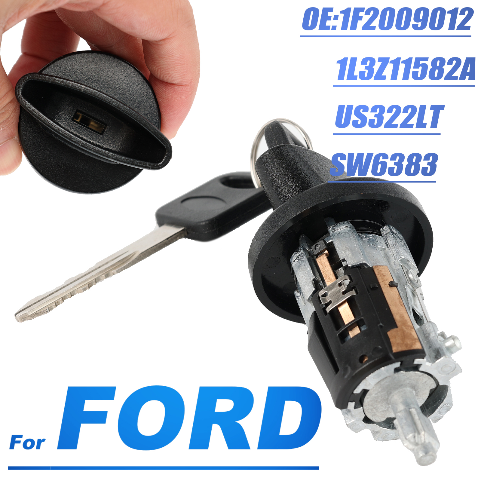 Do Ford F150 F250 F350 F450 F550 F53 Super Duty 97-07 Econoline Linclon Town Car Ranger Blokada wyłącznika zapłonu Cylinder Tumbler