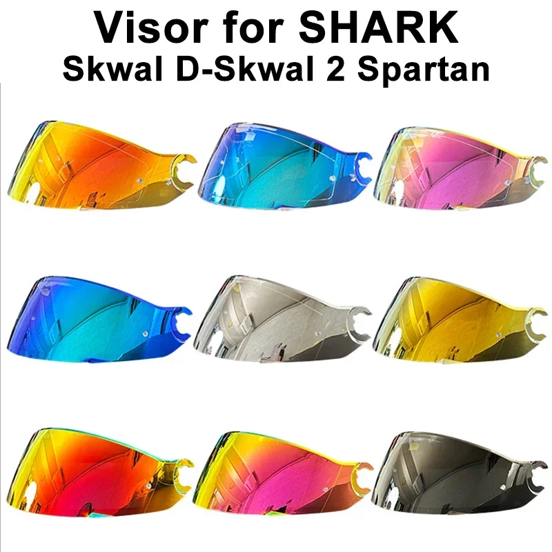 Wizjer do kasku D Skwal D-Skwal 2 Spartan, pełnotwarzowy, zamienny, akcesoria do kasku, szyba do kasku SHARK