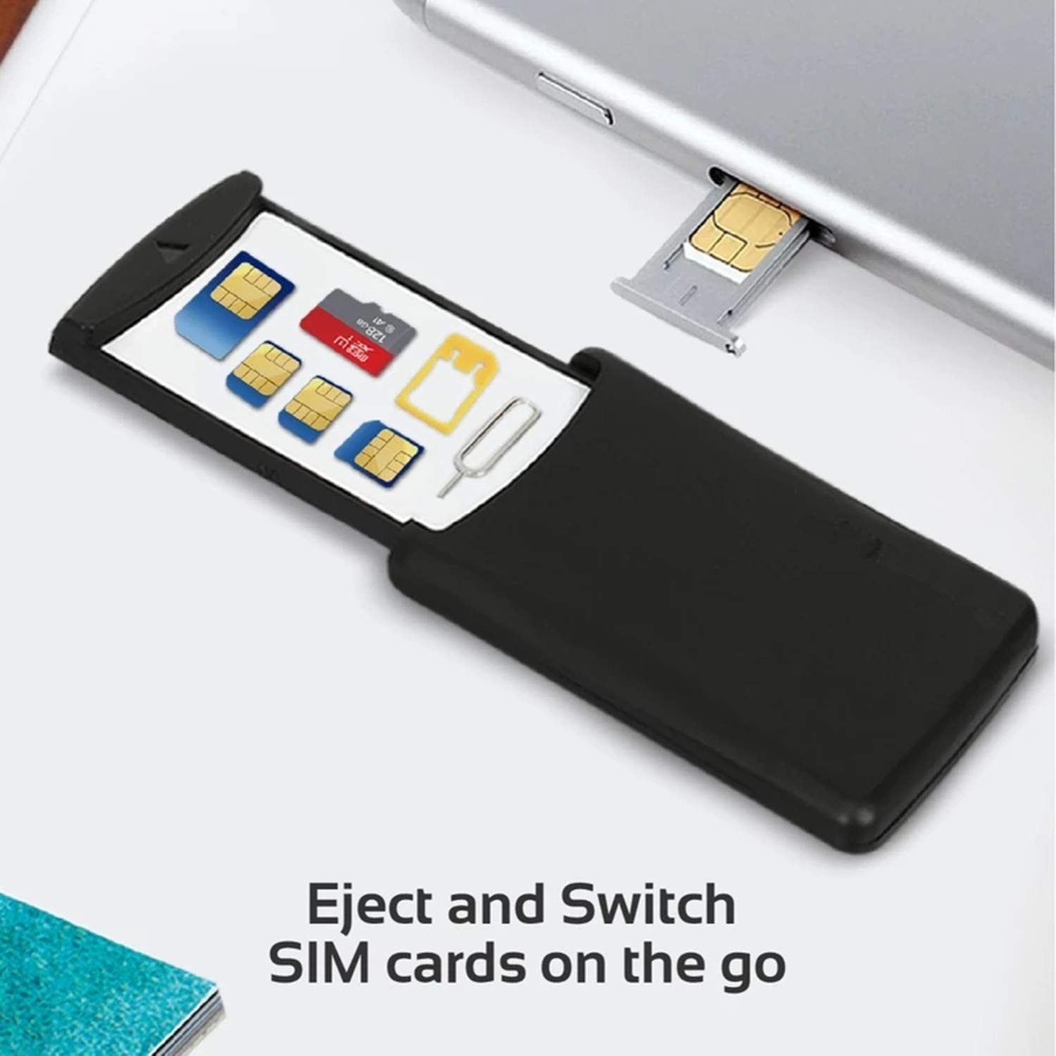 携帯電話の安全ケース、SIMカード、マイクロSDカード、アダプター、ナノSIMアダプター、ピンの削除が含まれています