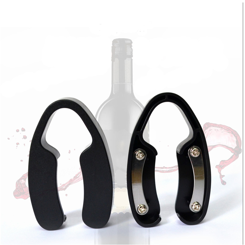 1 stks roestvrijstalen mes delicate wijnflesopeners foliesnijder flesopener barhulp gids keuken gadget wijnaccessoires