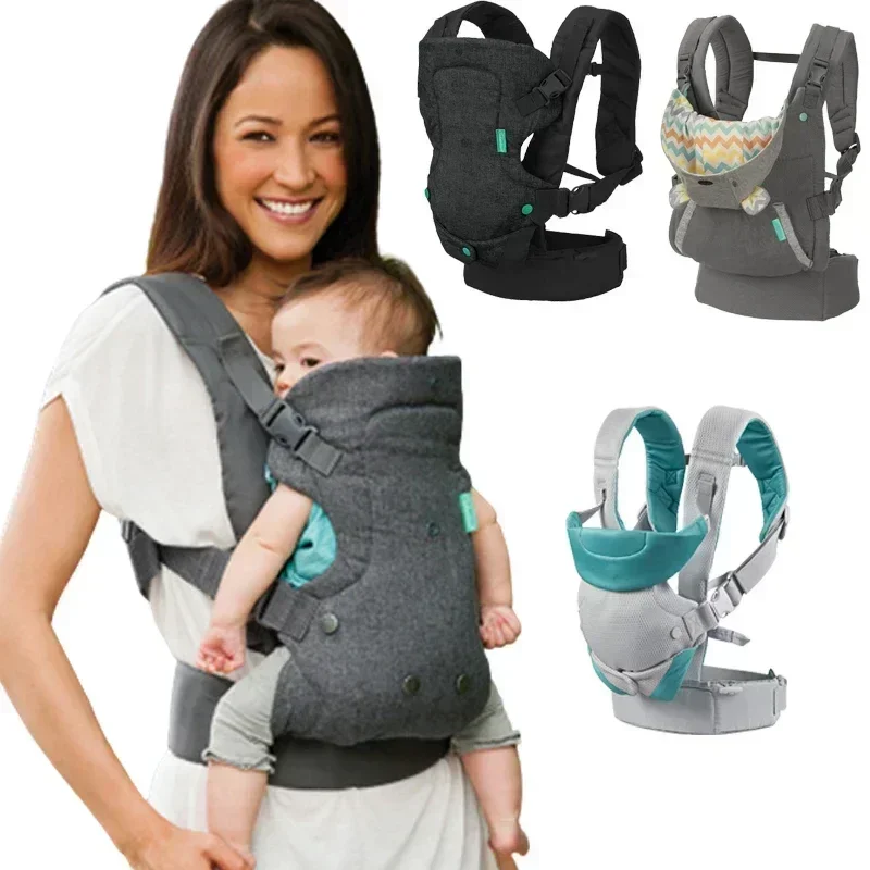 Alça para carregar bebês 4 em 1, multifuncional, conversível e lavável, ergonômica, banco lombar, alça para carregar bebês