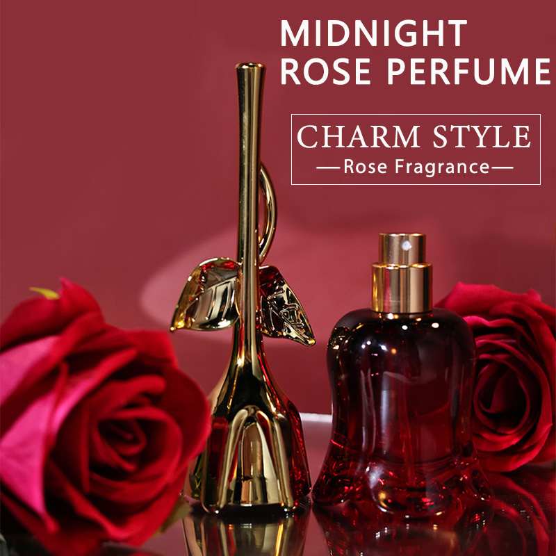 Perfume de rosa duradouro floral perfume spray corporal para elegância charme feminino atração diária namoro natural refrescante perfume de feromônio