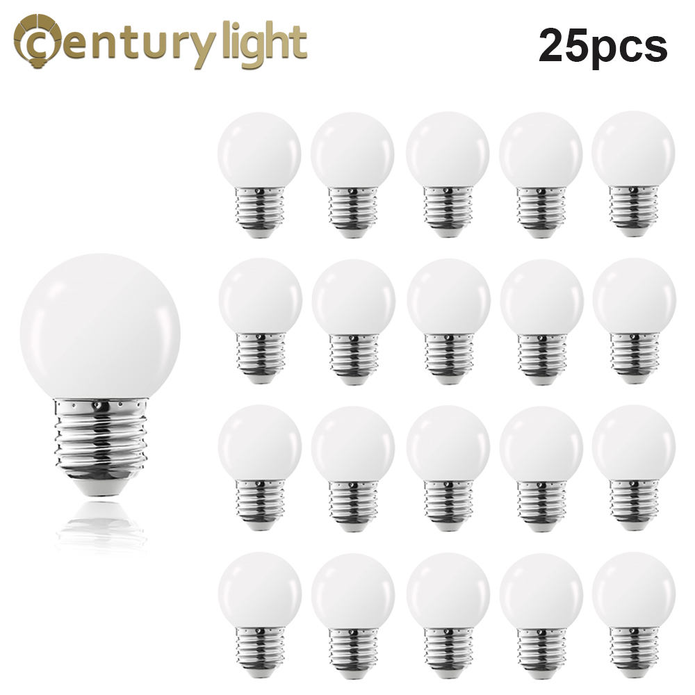 Bóng Đèn Led Nhựa Ngân Hà Quả Cầu PC G45 Trắng Ấm E27 220V Dây Bóng 1W 2W 3W Tiệc Sân Vườn Giá Rẻ Bóng Đèn