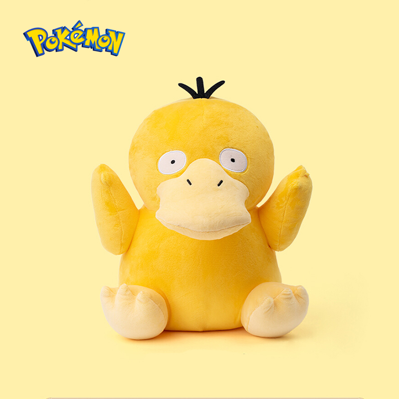 Pokemon kawaii psyduck brinquedos de pelúcia dos desenhos animados & bonito bonecas de pelúcia jogar travesseiro presente aniversário para crianças amigos meninos decoração para casa