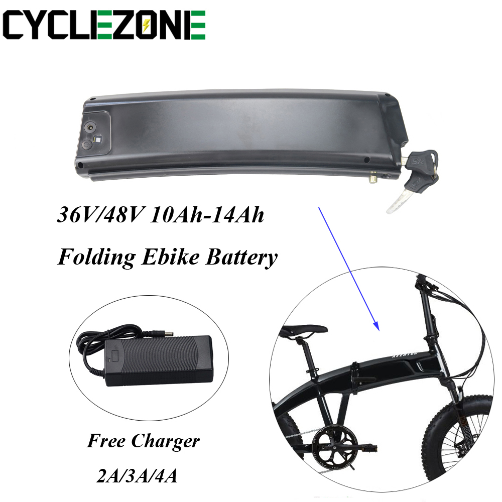 Batterie Aventon Sinch pour vélo électrique pliant E-Joe Epik Carbon, 48V, 14Ah, 750W, 10,4 Ah, 12Ah, 500W, Glion Maxfoot