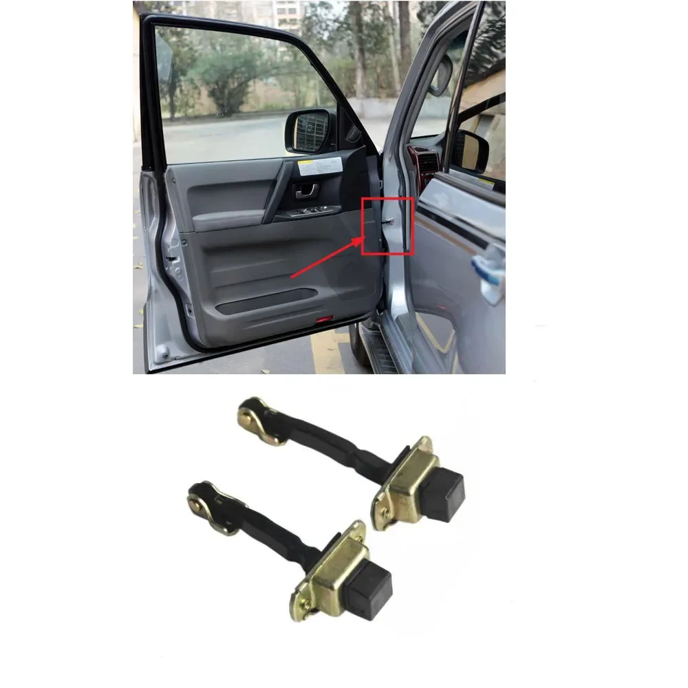 1 pieza 5702A091 tope de correa de retención de puerta delantera media derecha izquierda para Pajero IO H60 70 bisagra trasera para Pajero V70 V90