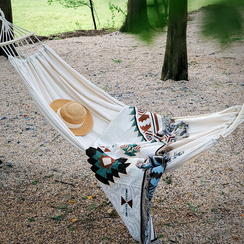 Outdoor Hängematte Sommer Camping Anti-rollover Schaukel Hause Innen Einzigen Doppel Hängematte Schlafsaal Hängen Stuhl Schaukel Hängematte
