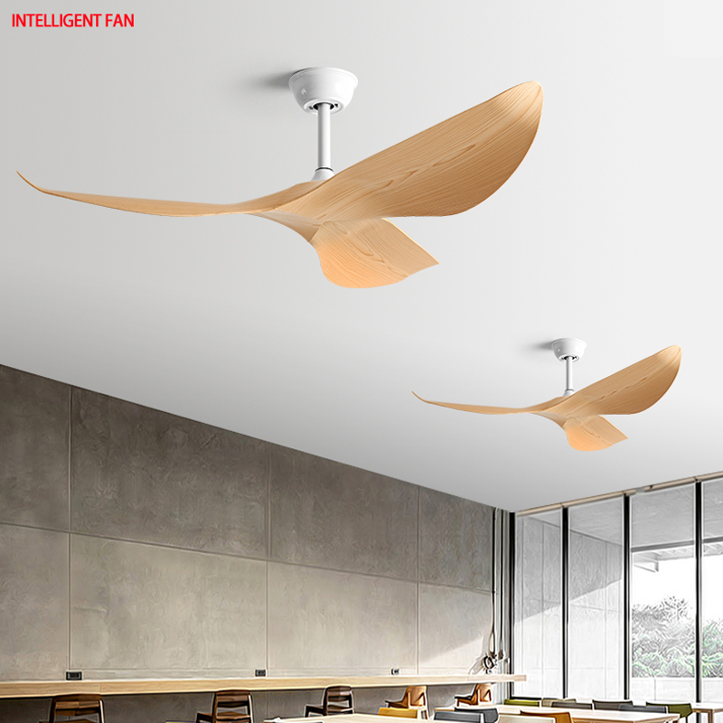 Ventilateur de plafond 38/52 pouces pour salon, restaurant, bureau moderne américain sans lumière, télécommande DC, ventilateur électrique 110V 220V