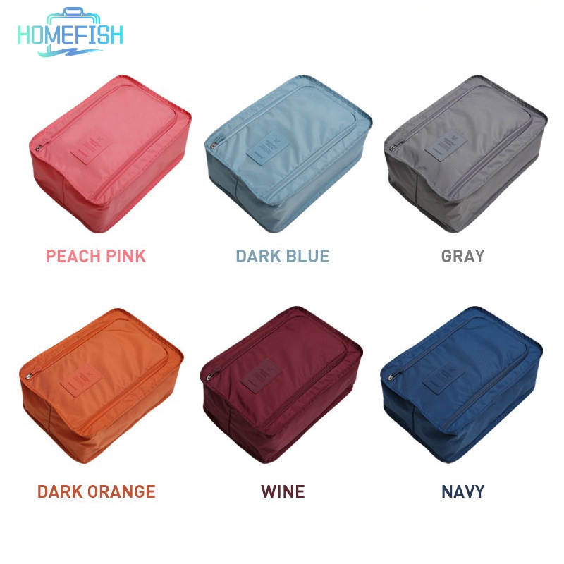 HOMEFISH Borsa portaoggetti per scarpe pieghevole portatile Borsa per scarpe da viaggio impermeabile multifunzionale