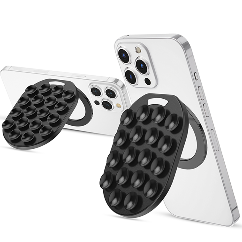 Soporte de teléfono con ventosa Grippopso para teléfono Magsafe, soporte de silicona con ventosa para iPhone y Samsung, sujeción de agarre para teléfono móvil