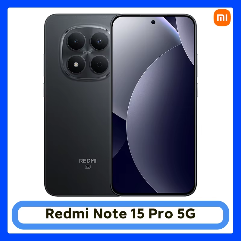 Versão Global Redmi Note 15 Pro 5G Smartphone Dimensity 7400-Ultra Bateria de 6580mAh 45W Câmera Principal de 200MP OIS Celular Xiaomi
