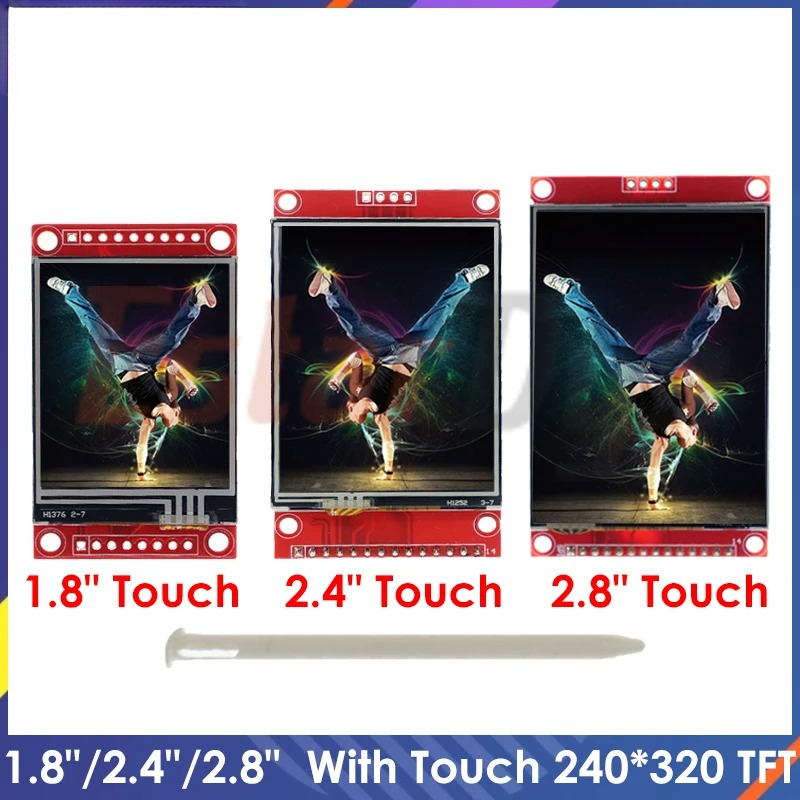 Kompaktes 1,8" TFT 2,4" TFT 2,8" TFT mit Touch Display 240*320 Smart Display ScreenDrive IC ILI9341 ST7789 Laufwerk-IC-Modul