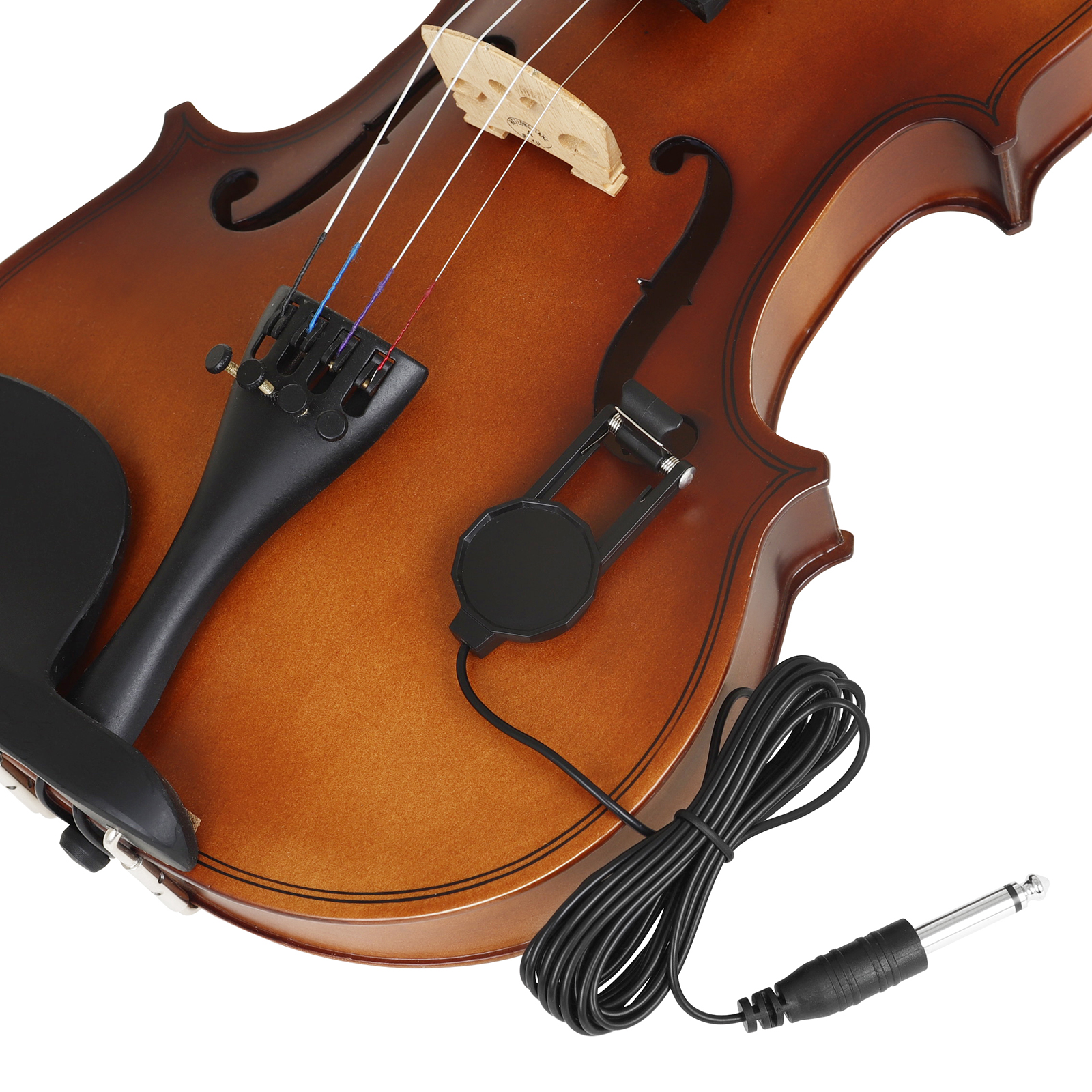 Pastilla de instrumento con Clip, pastilla de guitarra, conector de Audio, transductor para violín, guitarra acústica, mandolina, Banjo, ukelele,úd