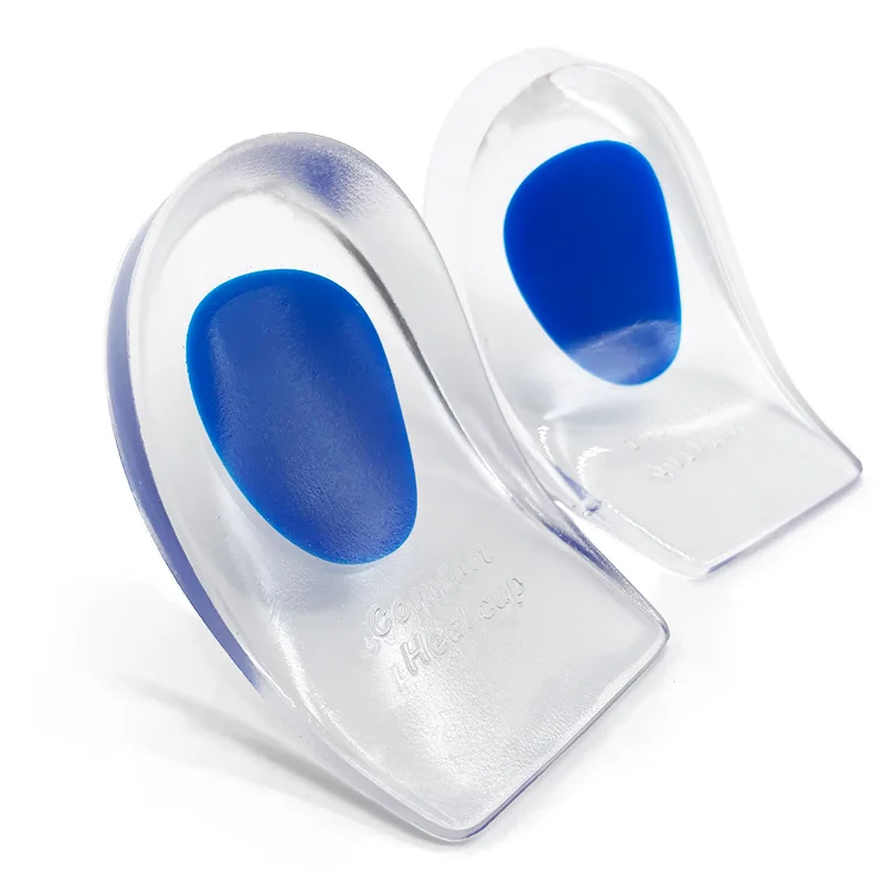 Plantilla de gel de silicona para hombre y mujer, plantillas enteras con cojín, alivio del dolor en el pie, soporte para espolón, almohadilla para zapatos, inserciones de tacón alto, 1 par