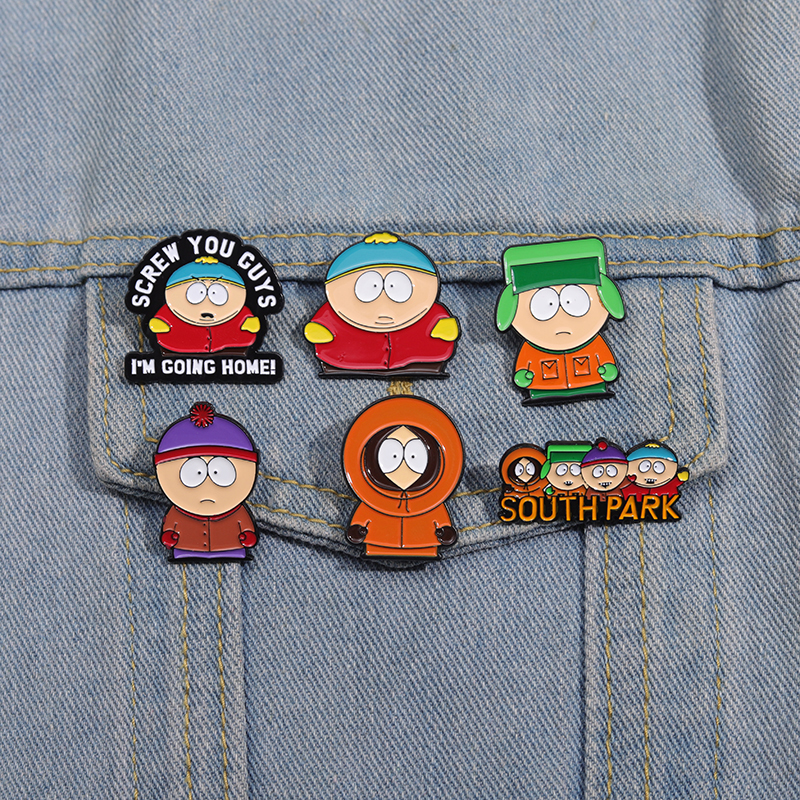 การ์ตูนตัวอักษรเคลือบ Pins น่ารักเข็มกลัดโลหะ Lapel ป้ายการ์ตูนตลกของขวัญเครื่องประดับสําหรับเด็กเพื่อน