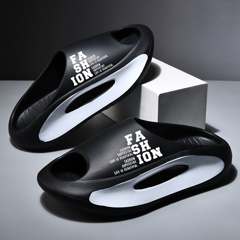 Sandal Pria Musim Panas Sandal Dalam Ruangan Luar Ruangan Sepatu Kasual Pria Slide Sol Lembut Pantai Sandal Rumah Pasangan Ukuran Besar 46 47 48 49