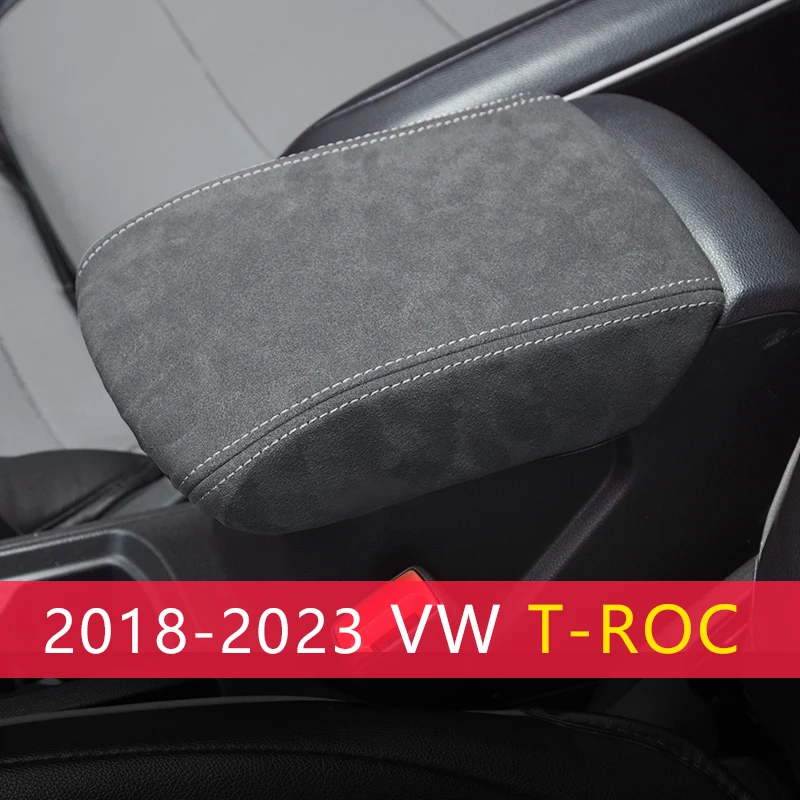 Armrest Box Protective Cover for VW T-Roc TROC 2019 2020-2024 2025 2026 Volkswagen Accessories Cushion Support Box Armrest Mat