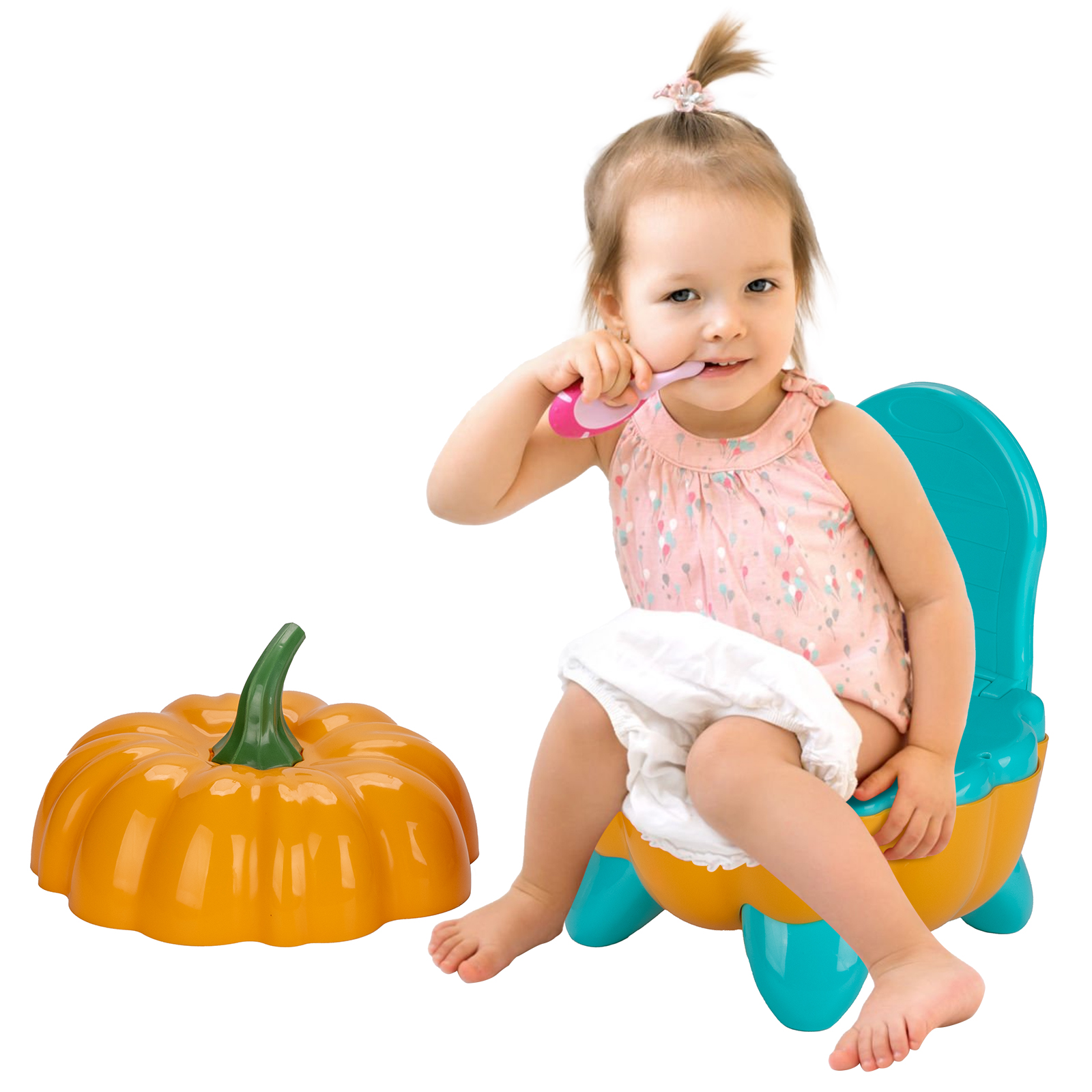 Siège de toilette d'entraînement en forme de Aliments avec protection contre les éclaboussures pour pot de bébé, siège d'entraînement léger et portable pour pot