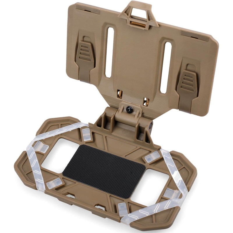 Outdoor Tactical MOLLE Folding Navigation Board Airsoft Map Case Admin Panel Mobile Phone Holder for Size 4.7-6.7in