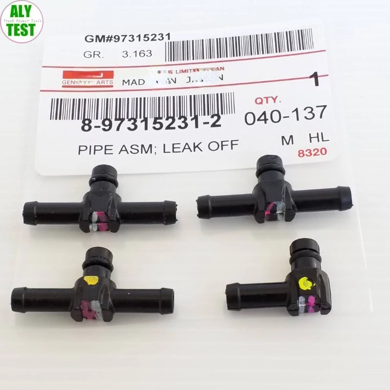 4 pezzi per connettore iniettore Isuzu D-Mac # 8-97315231-2 Set giunto di ritorno carburante