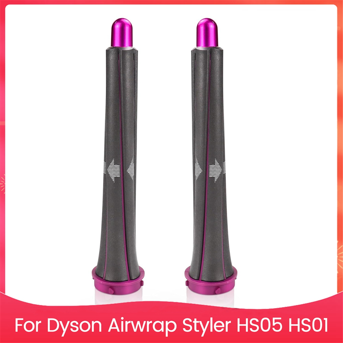 BABQ 20mm długa lokówka do lokówki do Dyson Airwrap Styler HS05 HS01, profesjonalna lokówka do objętości i kształtu