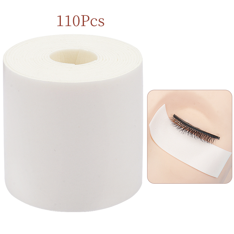 110 pcs Eyelash Foam Eyepad Painless Lash Supplies PE Eye Patch Easy Remove Tape Makeup Stickers Under Eyelash Pad Patch