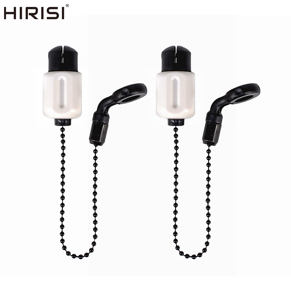 Hirisi-bobinas de pesca de carpa, indicador de caída, cadena de latón para alarmas de pesca, indicador de mordida B2029