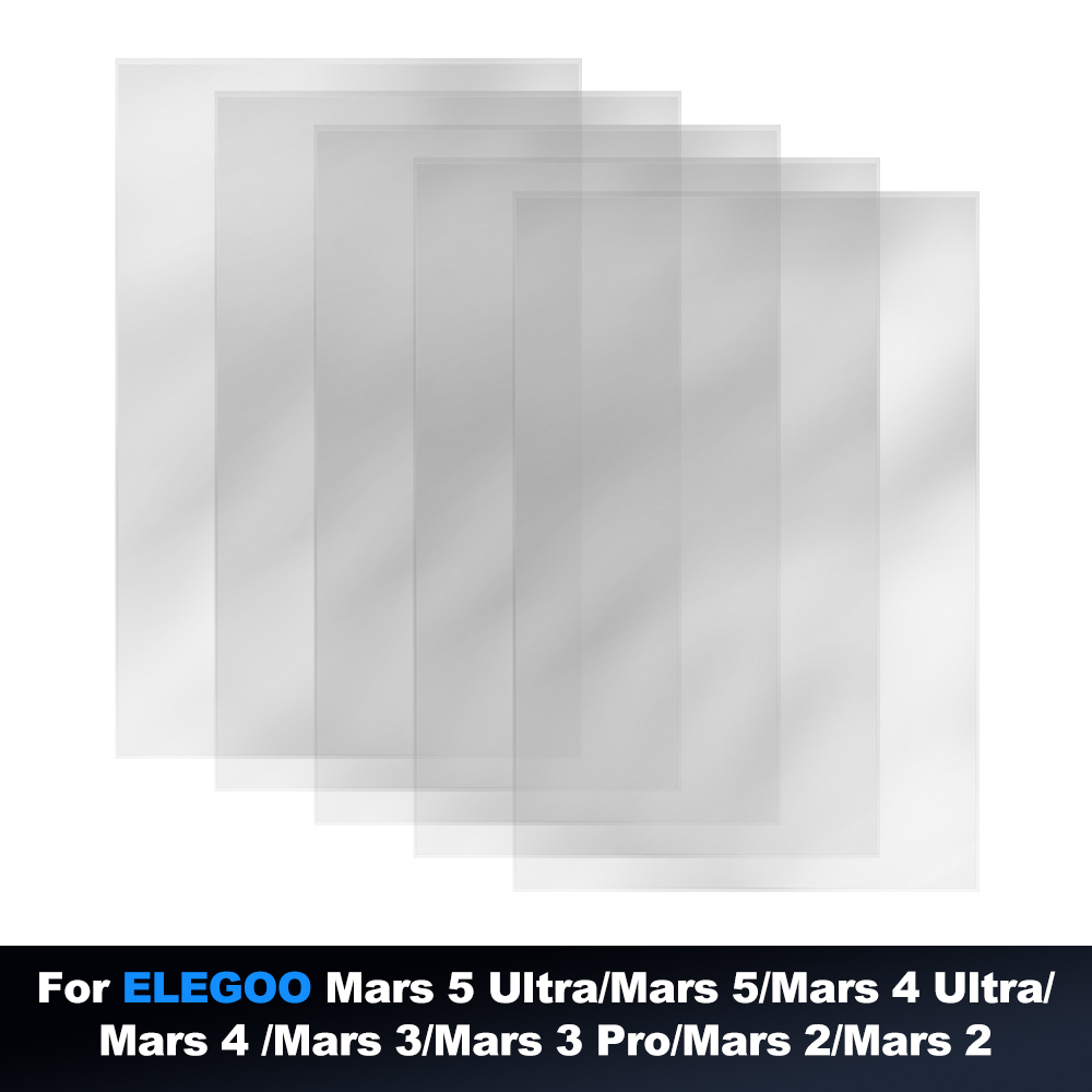 FEP-film voor ELEGOO Mars 5 Ultra/Mars 5/Mars 4 Ultra/Mars 4/Mars 3/Mars 3 Pro/Mars 2/Mars 2 Pro 3D-printers
