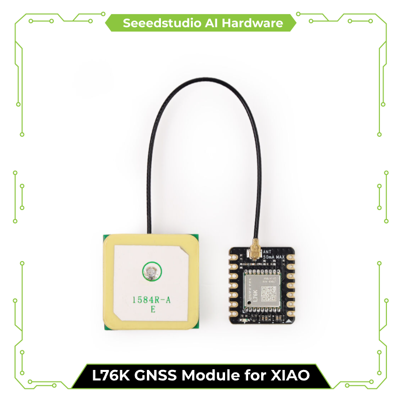 Дополнительный модуль GNSS для интерфейса Seeed Studio XIAO-UART, мини GPS/трекер, работает от Quectel L76K