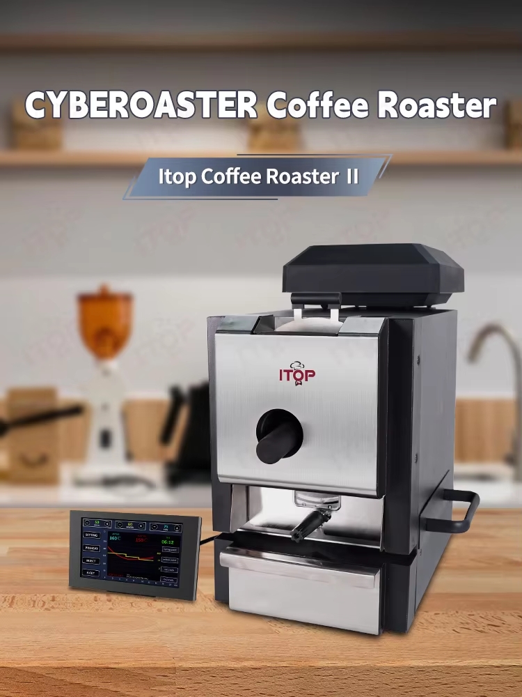 Tostador eléctrico de granos de café ITOP CBR-2 Generación 2 con sistema artesanal, tostador comercial, tostador automático, 110V, 220V