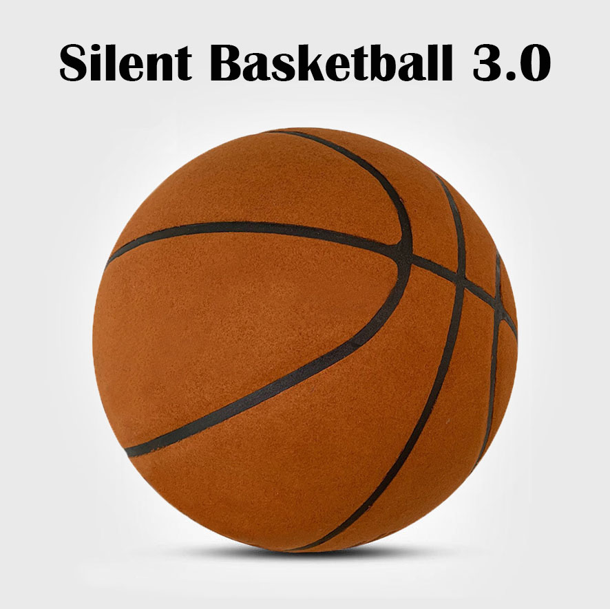 サイレントバスケットボール サイズ7 # (29.5")6 # /5 #   ドリブル屋内溝付きエアレスフォームバスケットボール静かなドリブルトレーニングサイレントボールギフト