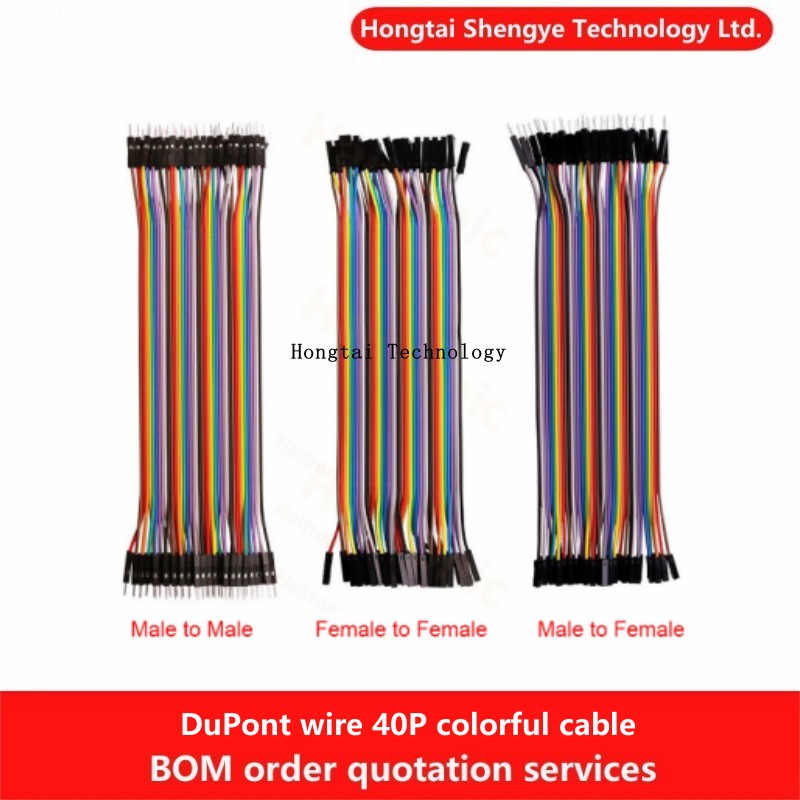 DuPont 40pin 10CM 20CM 30CM между мужчинами и женщинами «мама-мама» «мама-мама» цветные соединительные кабели «сделай сам»