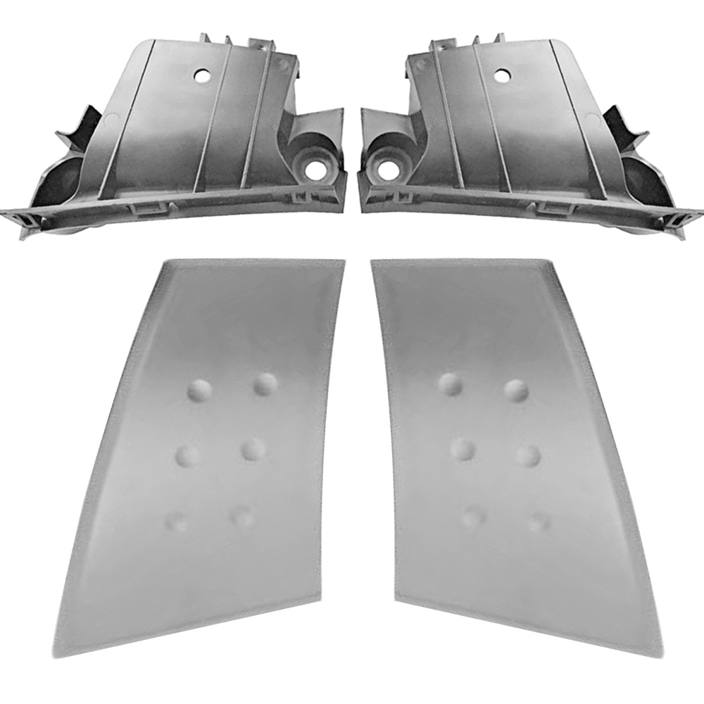 Para Peugeot 107 Toyota Aygo Citroen C1 2005-2014 cubierta de manija interior gris de coche hebilla de puerta cubierta de mano Base de reposabrazos de puerta para BYD F0