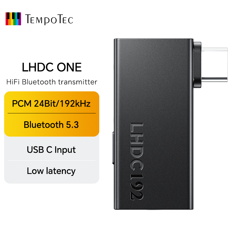 TempoTec LHDC satu pemancar USB nirkabel ke bluetooth untuk earphone bluetooth TWS bekerja pada ponsel, PC. Tanpa mikrofon