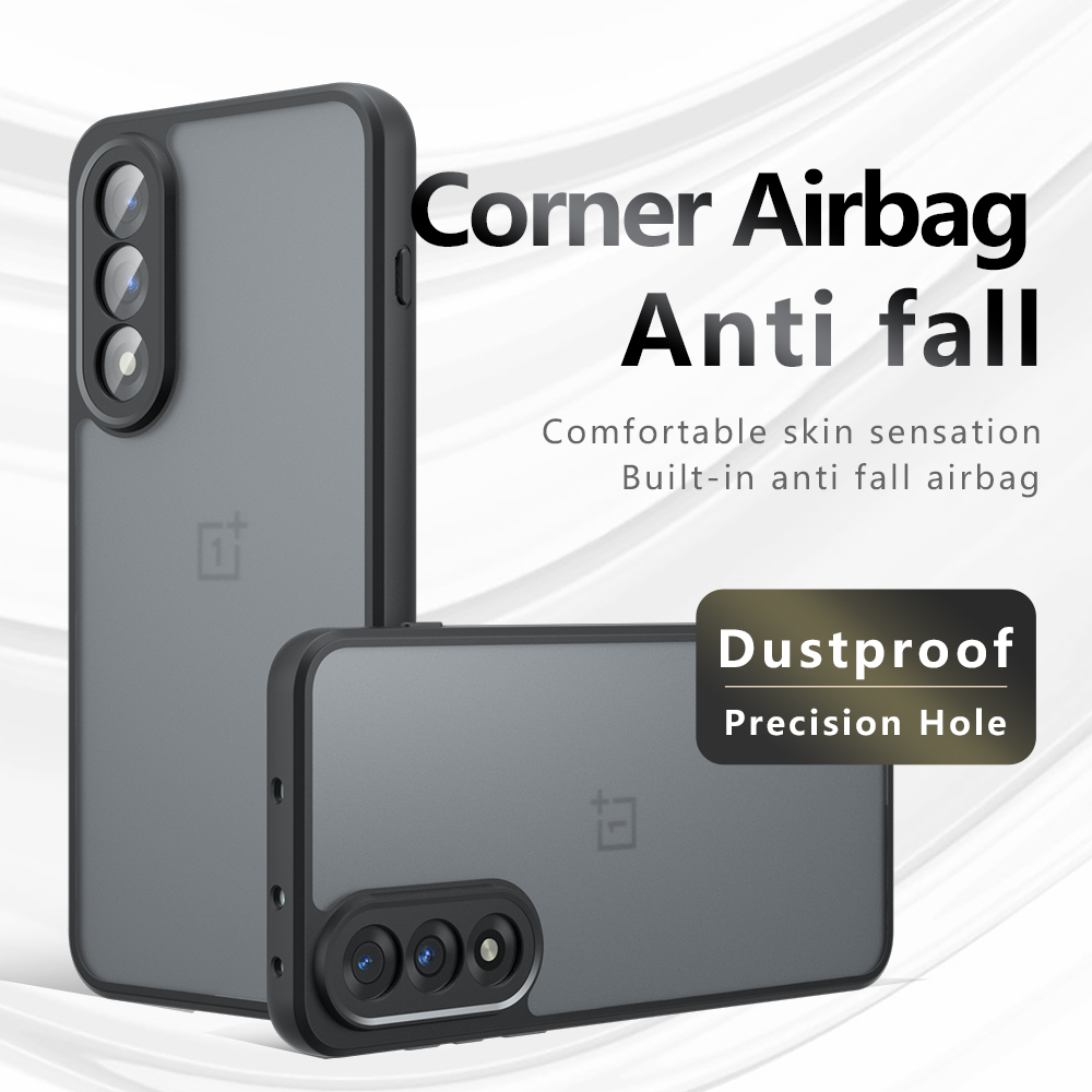 Airbag Super Protezione Morbida TPU + PC Cover posteriore trasparente opaca per OnePlus Nord 5 Nord5 5G Custodia per telefono