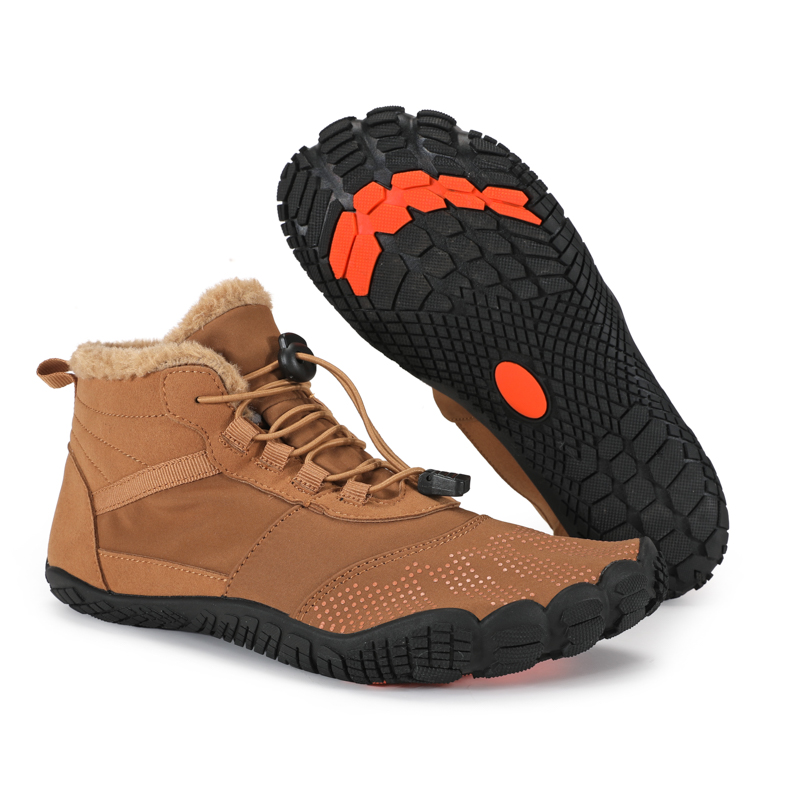 Stivali invernali da tenere al caldo per uomo Donna Stivali da neve Scarpe a piedi nudi alla caviglia Scarpe da lavoro casual da esterno antiscivolo per l'arrampicata da trekking